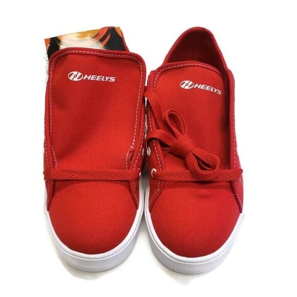 HEELYS Red Pro 20 Canvas Skate Shoes Mens Size 8 HES10456 Red White - Picture 5 of 8